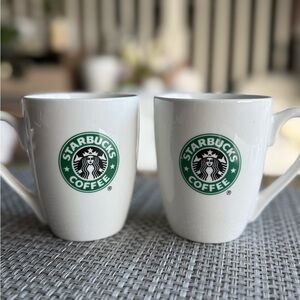 Starbucks White Coffee Mugs